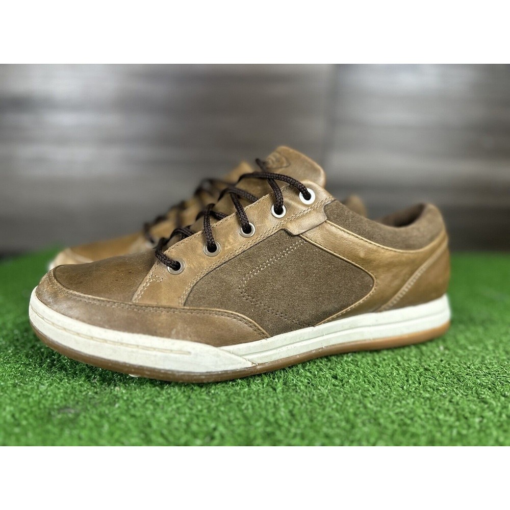 CALLAWAY Comfort Mens Size 9.5 Golf Shoe Soft Spikes Brown‎ Comfort M391-07